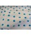 Grote stip katoen Wit/aqua 8201