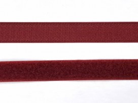 Klittenband opnaaibaar  Bordeaux 2cm breed