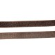 Klittenband opnaaibaar Donkerbruin  2cm breed