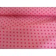 Middel katoen stip Roze/pink 8221