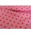 Grote stip katoen Roze/pink 8222