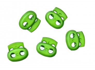 Koordstopper 2 gaats klein   Appelgroen  18 x16 mm