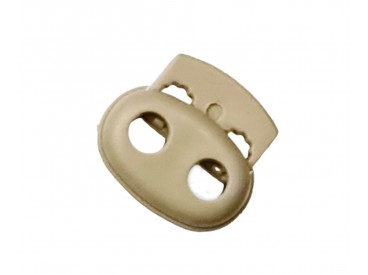 Koordstopper 2 gaats klein Zand  18 x 16 mm