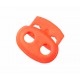 Koordstopper 2 gaats klein Oranje  18 x 16 mm
