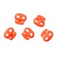 Koordstopper 2 gaats klein Oranje  18 x 16 mm
