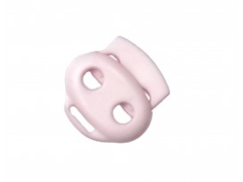 Koordstopper 2 gaats klein Babyroze  18 x 16 mm