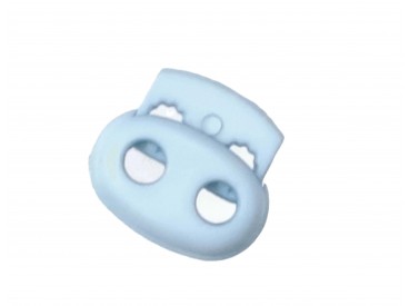 Koordstopper 2 gaats klein Babyblauw  18x16.mm