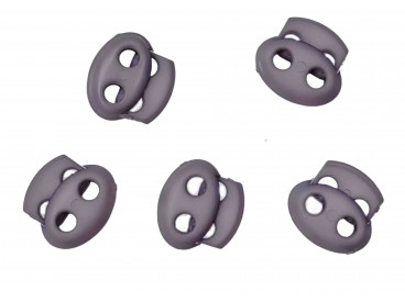 Koordstopper 2 gaats klein  Lila   18 x 16 mm