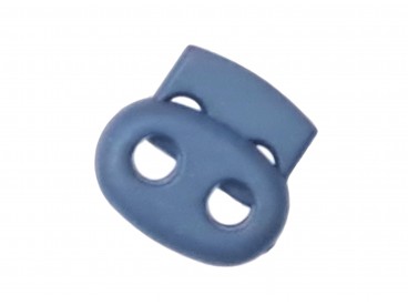 Koordstopper 2 gaats klein  Kobalt  18 x 16 mm