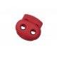 Koordstopper 2 gaats groot  Rood  25 x 22 mm