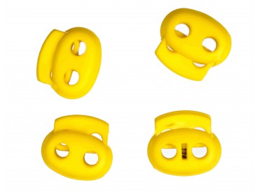 Koordstopper 2 gaats groot Geel  25x22mm