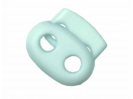 Koordstopper 2 gaats groot Lichtblauw  25x22mm