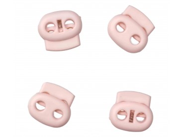 Koordstopper 2 gaats groot Zachtroze  25x22mm