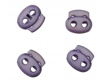 Koordstopper 2 gaats groot Paars  25x22mm