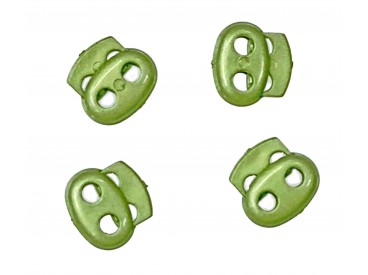 Koordstopper 2 gaats klein Lime  18x16mm