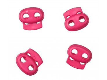 Koordstopper 2 gaats klein  Pink   18 x 16 mm