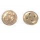 Ankerknoop op steeltje anker Goud  22mm  ak107