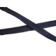 Biaisband van 12 mm breed  Marine/diep donkerblauw  Katoen