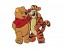 Winnie the Pooh applicatie  2 dikke vrienden