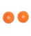 Grote knoop Oranje  4 gaats  44mm