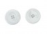 Grote knoop Wit 4 gaats  44mm