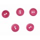 Knoop 2 gaats met opstaand randje.  fuchsia. Kunststof. Doorsnee 13 mm