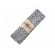 Tricot biaisband panterprint Wit op kaartje van 3 mtr 3004H
