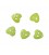 Hartjes knoop mini Lime  hk709