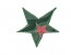 Leger applicatie Ster met rood sterretje en groene randen   leger19
