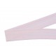 Zachtroze biaisband van 12 mm breed  Katoen  