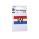 Nederlandse vlag met voetbal  Opstrijkbare applicatie  6 x 3.5 cm.