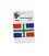 Applicatie Groningse vlag  opstrijkbaar 9x6cm