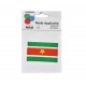 Applicatie Surinaamse vlag opstrijkbaar 69x43mm