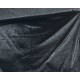 Velours de panne zwart. Glanzend en soepel vallend.  100% Polyester  147 cm breed  170 gr/m2