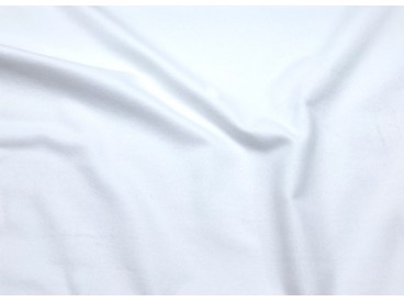 Een zware kwaliteit witte molton.   100% katoen  1.50 meter breed  280 gram p/m²