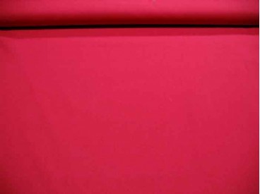 Een effen rode katoen die past bij de rode boerenbont ruiten, stippen en combi stoffen.  100% katoen  1.45 mtr.br.