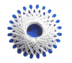 Sterk Wit ijzergaren.  20 meter  100% katoen