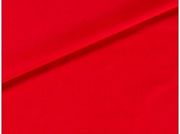 Effen katoen rood  Cretonne stof. De stof voelt zacht en stevig aan.  100% katoen  1,45 mtr breed  130 gram/m2