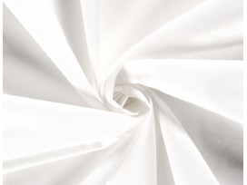 Effen katoen offwhite  Cretonne stof. Deze stof voelt zacht en stevig aan. 100% katoen  1,45 mtr breed 130 gram/m2