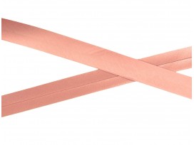 Satijn biaisband zalmroze  20mm breed  100% pes