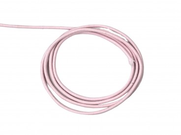 Elastisch koord zachtroze  3 mm dik  De prijs is per meter en "1" staat voor 1 meter