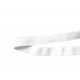 Offwhite elastisch biaisband van 2 cm. breed. 