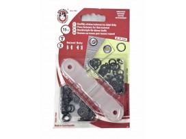 Inslag drukknopen Baby Black nickel 9.7/10 mm