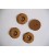 Kinder bloemknoop camel/bruin 20mm  kbk63