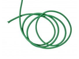 Elastisch koord groen  3 mm dik koordelastiek  De prijs is per meter en "1" staat voor 1 meter