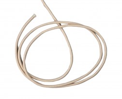 Elastisch koord creme  3 mm dik koordelastiek