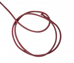 Elastisch koord bordeaux rood  3 mm dik koordelastiek