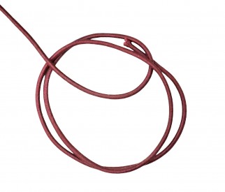 Elastisch koord bordeaux rood  3 mm dik koordelastiek