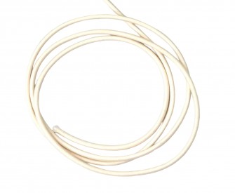 Elastisch koord licht ecru  3 mm dik koordelastiek