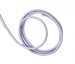 Elastisch koord lichtgrijs  3 mm dik koordelastiek